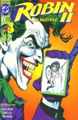 Robin II: Jokers Wild! #1 (1991) Mini - Joker Close-up Cover