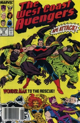The West Coast Avengers #33 (1985) Vol. 2