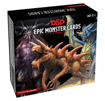 Dungeons & Dragons D&D Spellbook Cards Epic Monsters