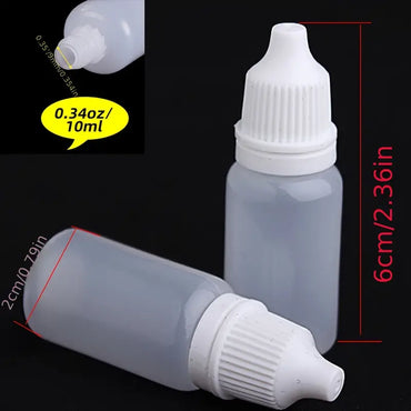 5x Plastic Dropper bottle kit
