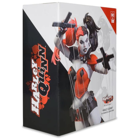 Harley Quinn by Emanuela Lupacchino (Harley Quinn Red, White & Black) 1:10 Statue