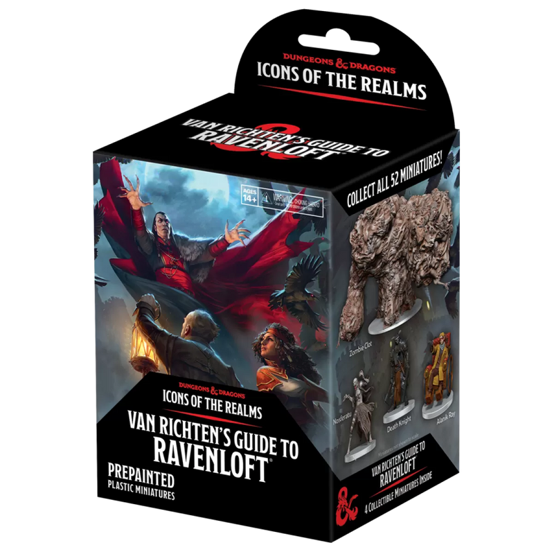 D&D Icons of the Realms Miniatures Van Richtens Guide to Ravenloft (8) Booster Brick