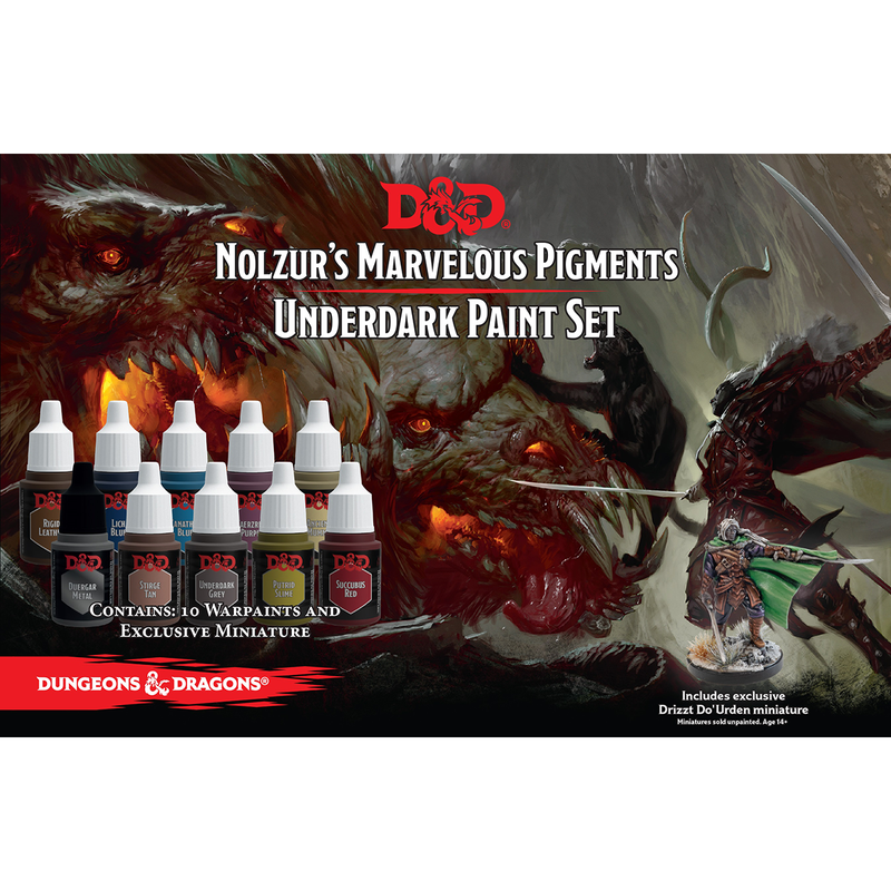 D&D Nolzurs Marvelous Pigments Underdark Paint Set