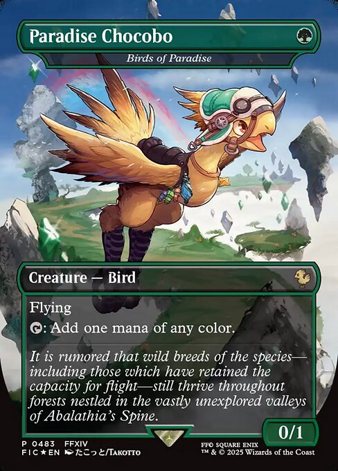 Paradise Chocobo/Birds of Paradise (0483) [Final Fantasy Commander]