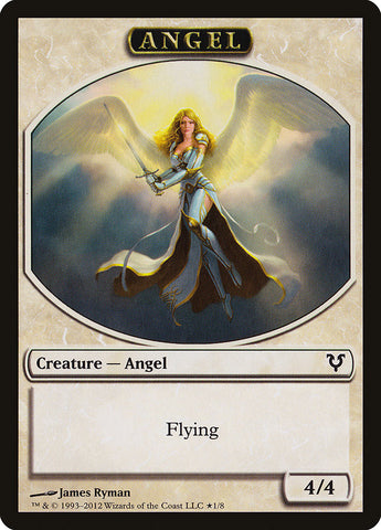 Angel // Demon Double-Sided Token (Oversized) [Open the Helvault]