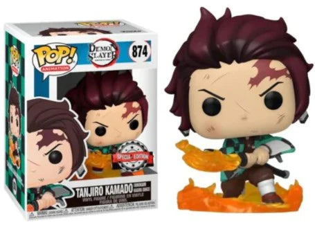 Demon Slayer - Funko Pop! Figure - Tanjiro Kamado (Hinokami Kagura Dance) Special Edition (874)