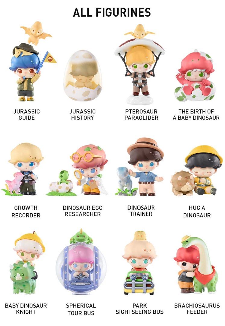 POP MART - DIMOO - Jurassic World Series Figures Blind Box