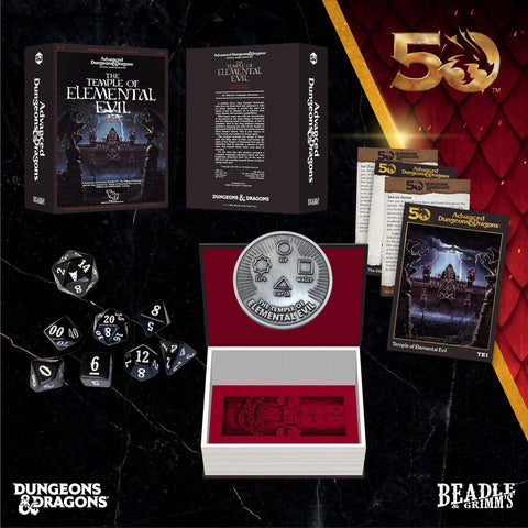 Beadle & Grimm's - The Temple of Elemental Evil Dice & Accessories Set D&D 50th