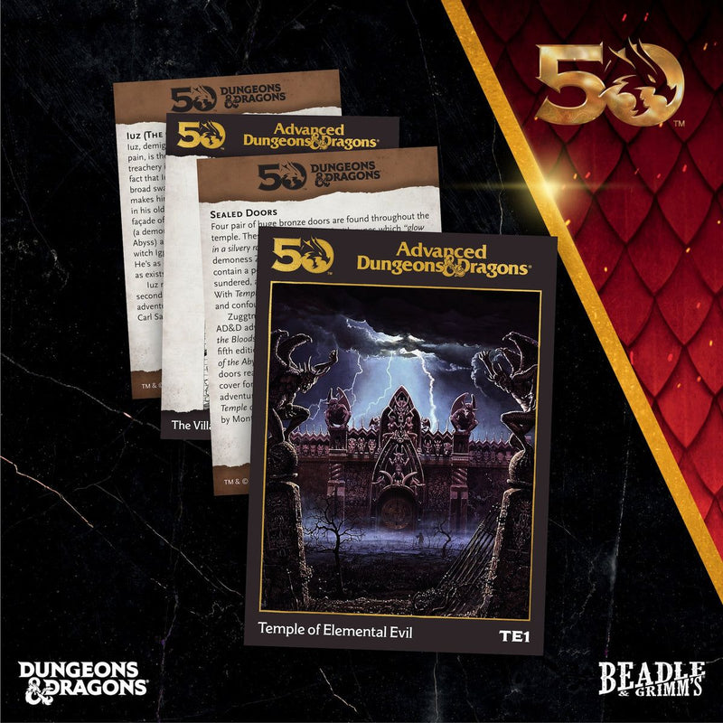 Beadle & Grimm's - The Temple of Elemental Evil Dice & Accessories Set D&D 50th