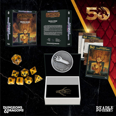 Beadle & Grimm's - Vecna Lives Dice & Accessories Set D&D 50th