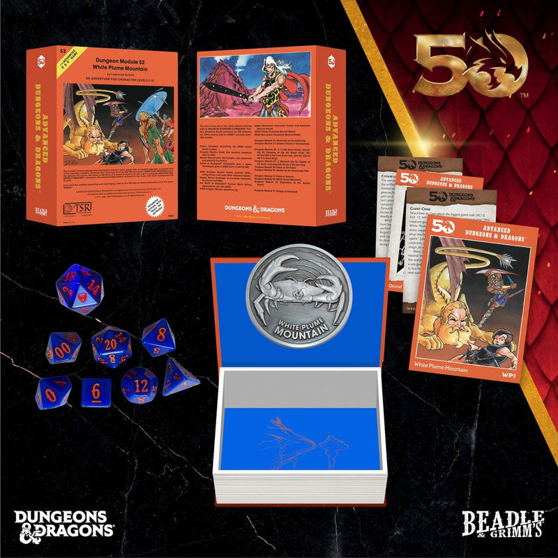 Beadle & Grimm's - White Plume Mountain Dice & Accessories Set D&D 50th