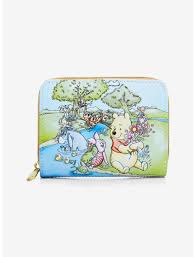 Loungefly Disney Winnie The Pooh Spring Scene Mini Zipper Wallet