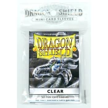 Dragon Shields Card Sleeves Small Clear 50 Count