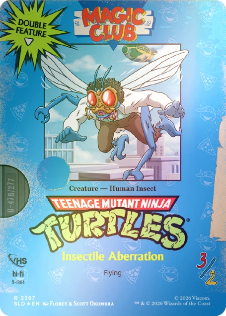 Magic the Gathering - Secret Lair x Teenage Mutant Ninja Turtles - VHS Villains (Foil Edition)