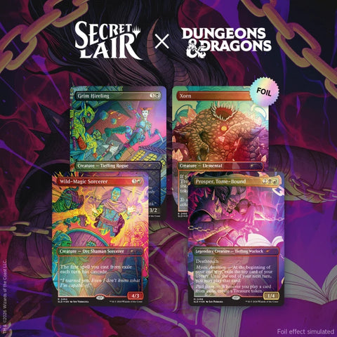 Magic the Gathering - Secret Lair x Dungeon's & Dragon's - Shadows over Baldur's Gate (Foil Edition)