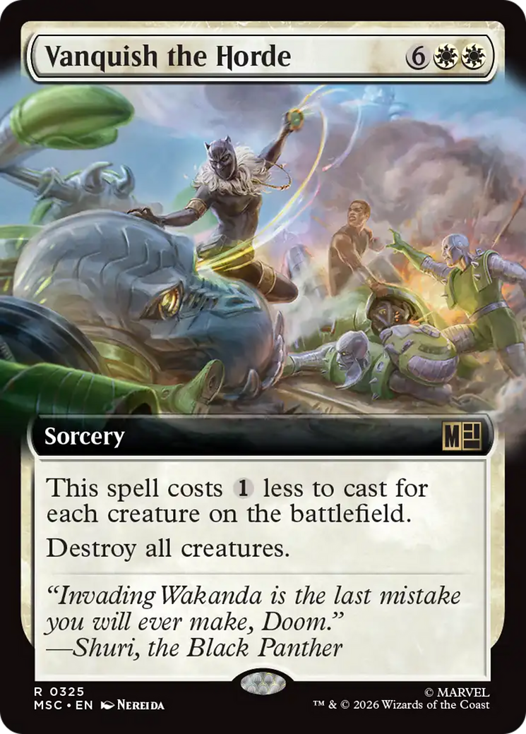 Vanquish the Horde (Extended Art) [Marvel Super Heroes Commander]