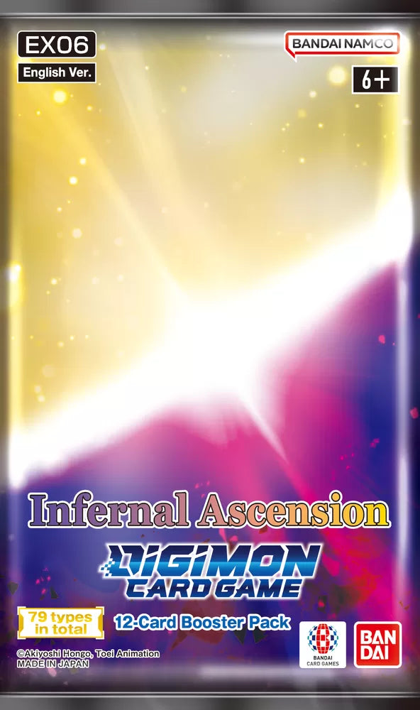 Digimon Card Game - (EX-06) - Infernal Ascension  Booster Display