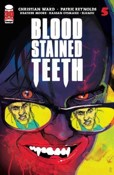 Blood Stained Teeth