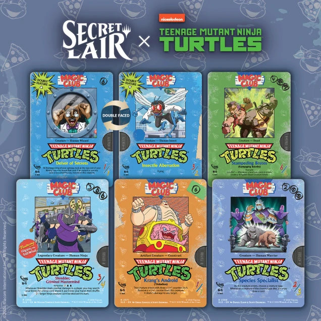 Magic the Gathering - Secret Lair x Teenage Mutant Ninja Turtles - VHS Villains