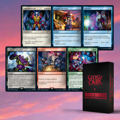 Magic the Gathering - Secret Lair - Transformers: Roll Out or Rise Up