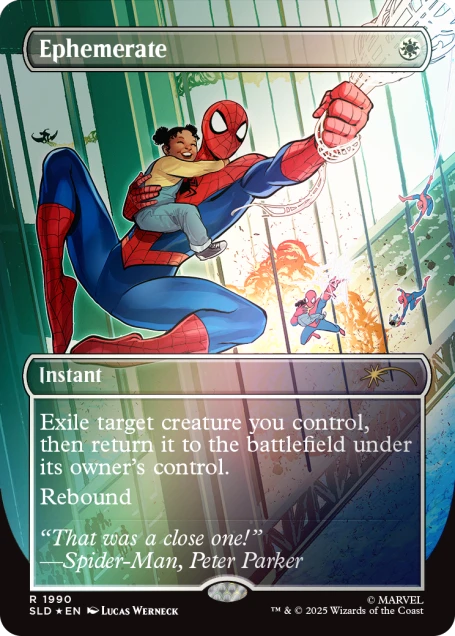 Magic the Gathering - Secret Lair x Marvel's Spider-Man - Heroic Deeds (Rainbow Foil)