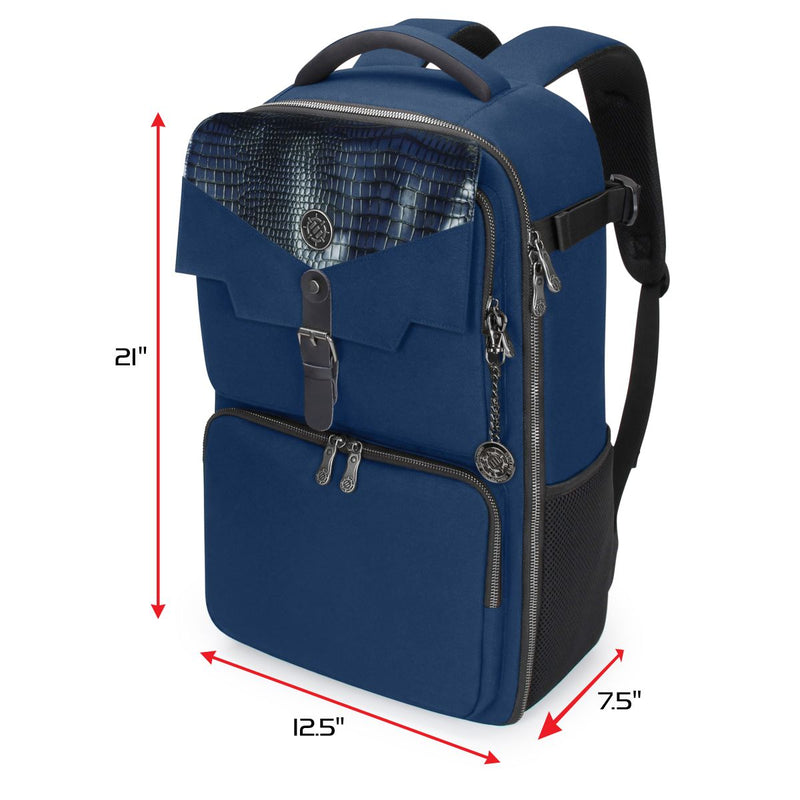 Enhance Tabletop Collector's Card Storage Backpack - Blue