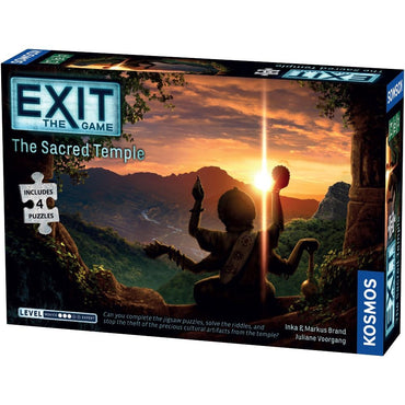 Exit the Game: The Sacred Temple (Jigsaw Puzzle and Game)