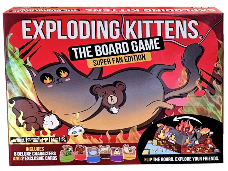 Exploding Kittens The Board Game - Super Fan Edition