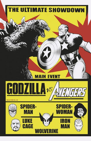 Godzilla vs Avengers #01d (2025) One-Shot - Variant Cover