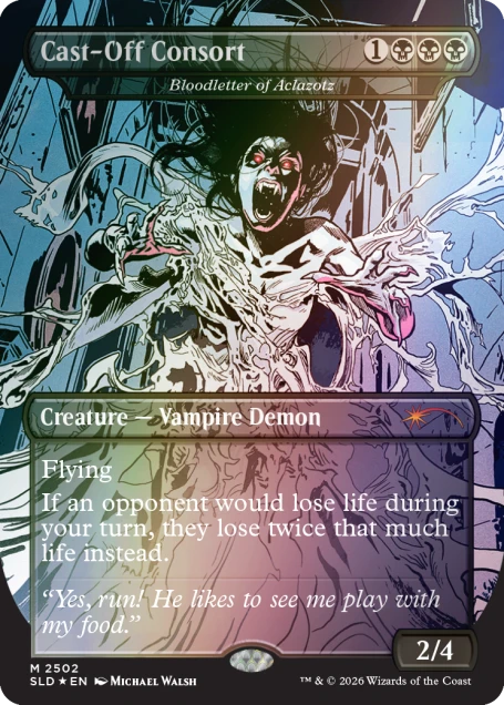 Magic the Gathering - Secret Lair x Dungeon's & Dragon's - Strahd's Descent (Foil Edition)