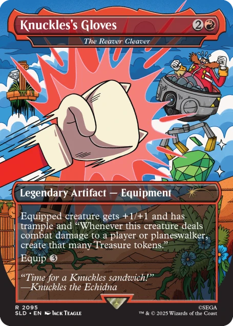 Magic the Gathering - Secret Lair - Sonic - Turbo Gear
