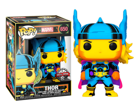 Marvel - Funko Pop! Figure - Thor Special Edition Black Light (650)