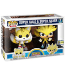 Sonic the Hedgehog - Funko Pop! Figure - Super Tails and Super Silver 2020 Summer Con Special Edition 2 Pack
