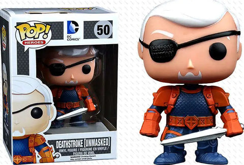 DC Comics - Funko Pop! Figure - Deathstroke (Unmasked) (50)
