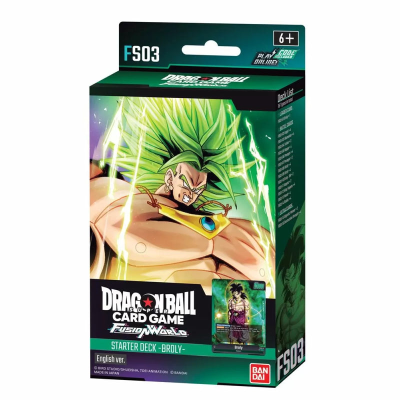 Dragon Ball Super Card Game Fusion World Starter Deck Broly (FS03)