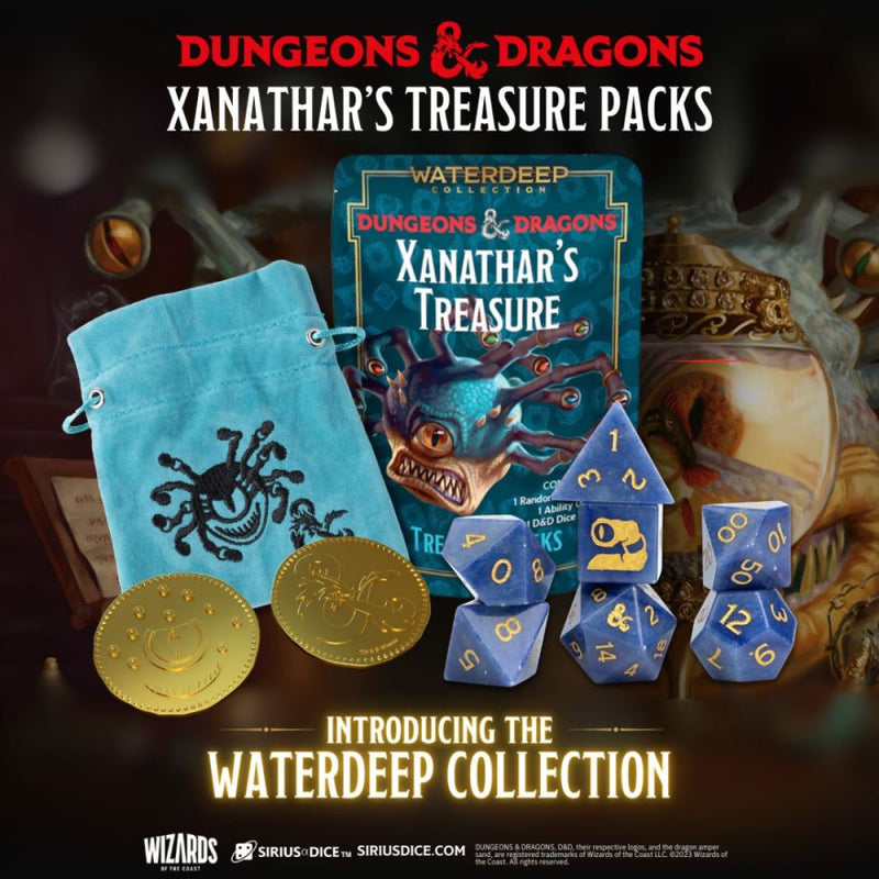 Sirius Dice - D&D Acererak's Treasure Blind Box PDQ Xanathar's Treasures