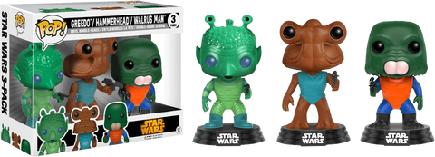 Greedo/ Hammerhead/ Walrus Man - POP! Figures - Star Wars 3 Pack