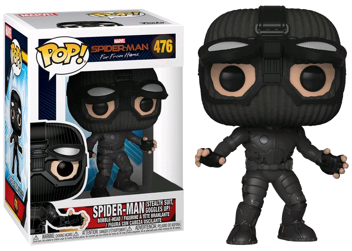 Spider Man Stealth Suit Goggles Up POP Figure Marvel Spider Man Far from Home Special Edition 476
