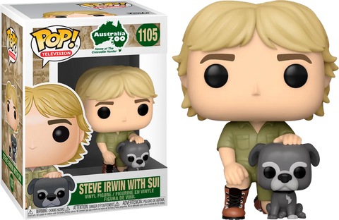 Australia Zoo - Funko Pop! Figure - Steve Irwin with Sui (1105)