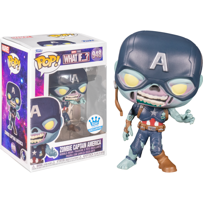 Zombie Captain America - Funko Pop! Marvel What If...? Funko Exclusive (948)