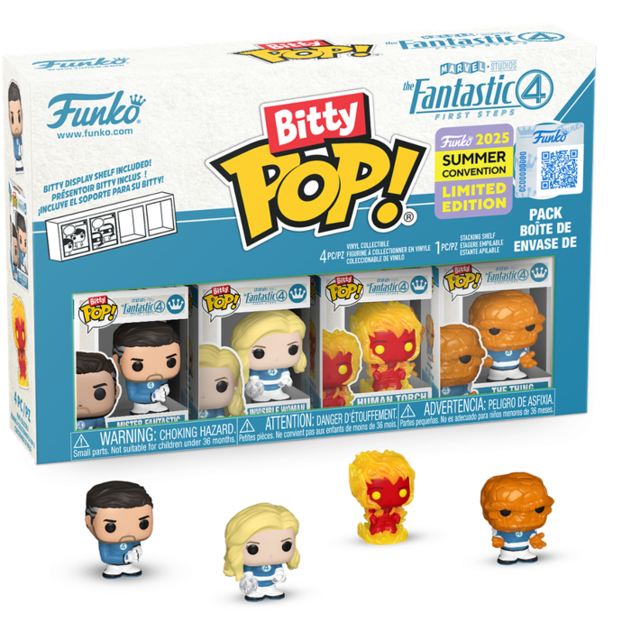 SDCC2025 - Fantastic 4 First Steps - Bitty Pop! - San Diego Comic Con 2025 Limited Edition