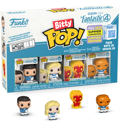 SDCC2025 - Fantastic 4 First Steps - Bitty Pop! - San Diego Comic Con 2025 Limited Edition