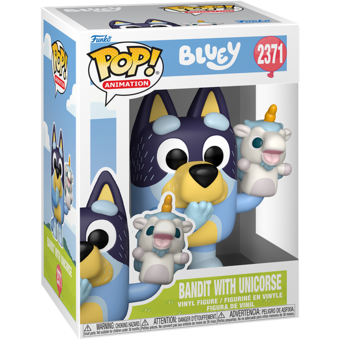 Bluey - Bandit with Unicorse Pop!