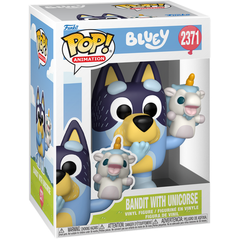 Bluey - Bandit with Unicorse Pop!