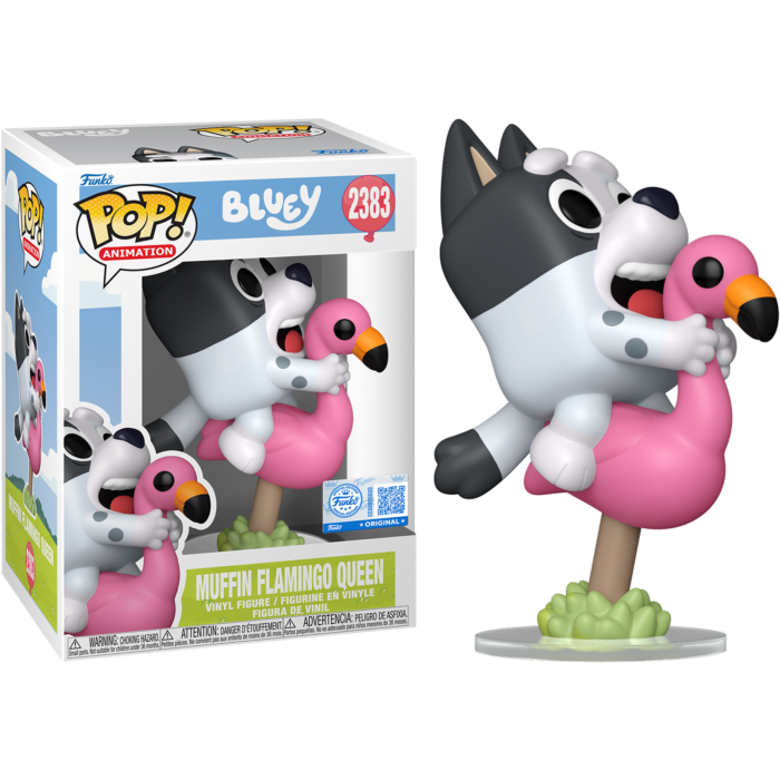 Bluey - Muffin Flamingo Queen Pop!