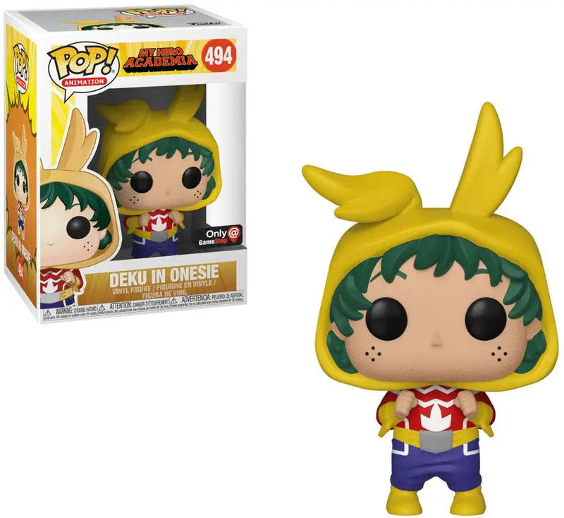 My Hero Academia - Funko Pop! Figure - Deku In Onesie Gamestop Exclusive (494)