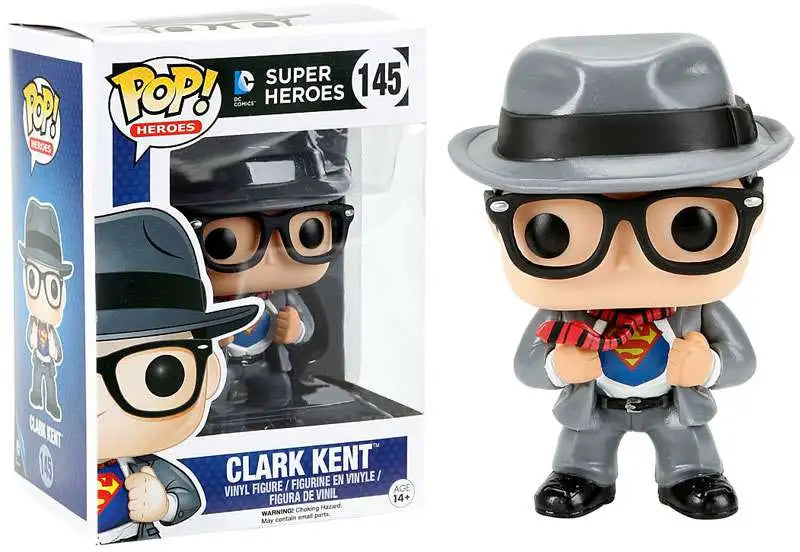 DC Super Heroes - Funko POP! Figure - Clark Kent (145) !Damaged Box!