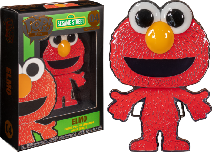 Sesame Street - 4" Pop! Enamel Pin asst