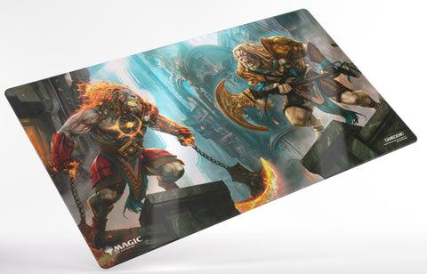 Magic the Gathering - Reality Fracture - Shiny Playmat - Ajani, Path of Vengeance/Ajani, Counterattack Leader