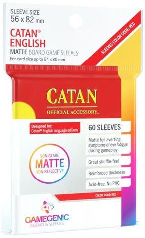 Catan - Accessories - Sleeves - Catan English (56mm x 82mm)